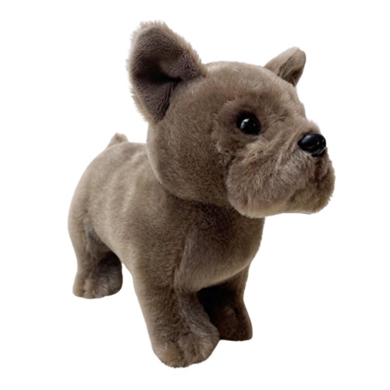 Милая плюшевая игрушка Бультерьер для детей Мягкая и приятная на ощупь Чучело животного Кукла-питомец В наличии)