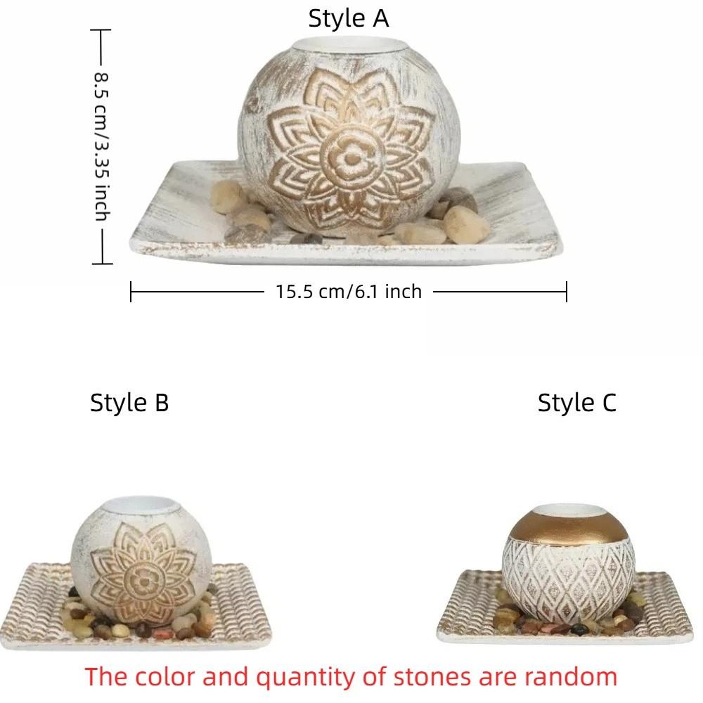 with Tray Tealight Candlestick Wood Wooden Candle Holder Decorative Candlestick  Bedroom