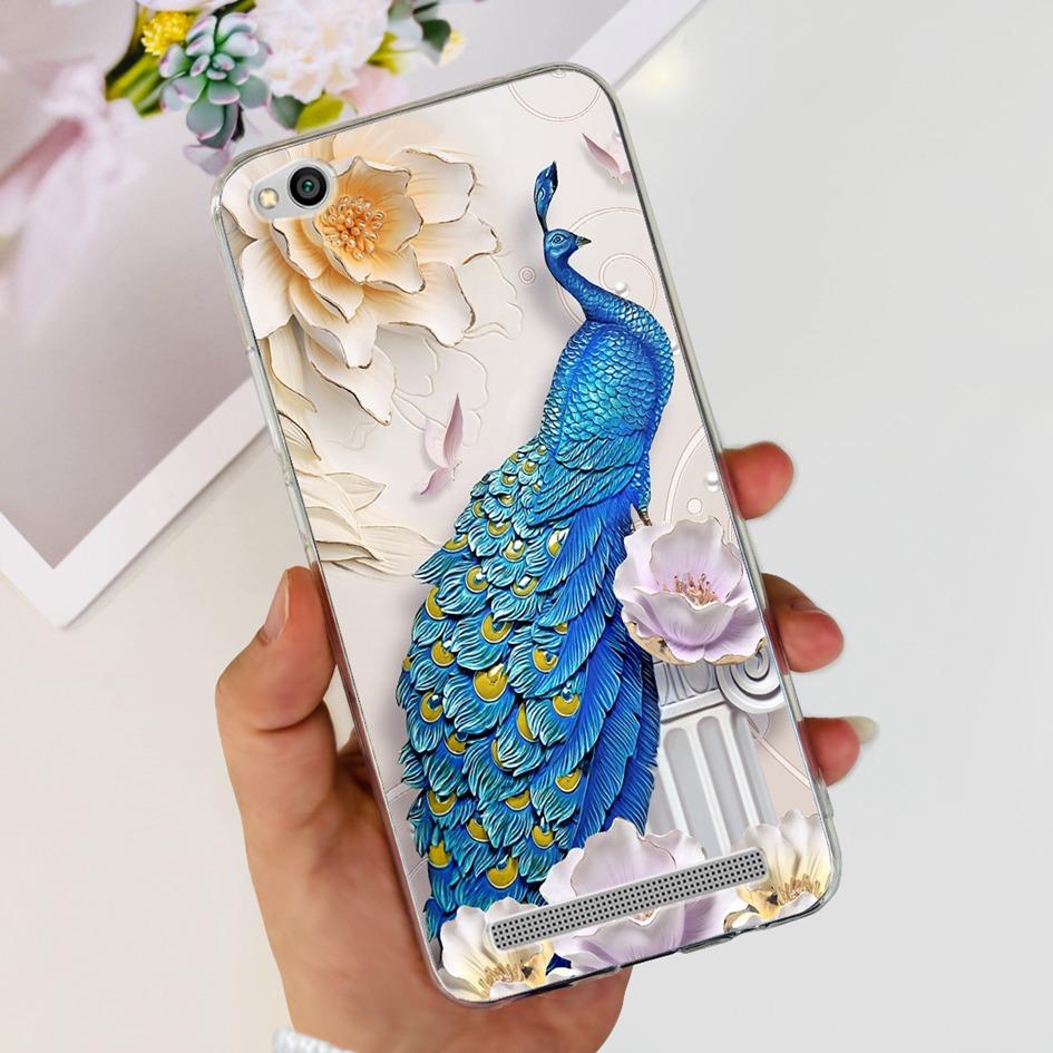 For Xiaomi Redmi 4A Case Fashion Butterfly Transparent Silicone Soft Cover For Xiaomi Redmi 5A Funda Redmi5A Redmi4A Phone Cases