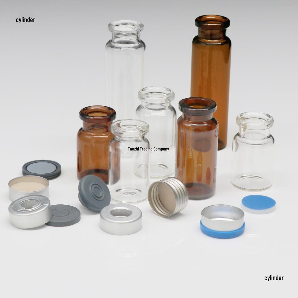 10ml/20ml Headspace Vial Caps, 20x3mm Aluminum Septa for Agilent Shimadzu Autosamplers