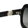 Used COCO Mark Pearl Square Shape Eyewear 5132HA c.501/3C 7968 Logo CC Mark Black Gradient 10097 Women's from Japan