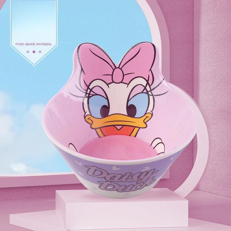 Disney Cartoon Princesses Elsa and Olaf Mickey and Minnie Daisy Stitch and McQueen Silicone Placemats and Melamine Baby Feeding Bowls