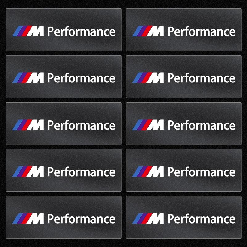 M LOGO Emblem Car Interior Random Stickers Car Steering Wheel Styling For BMW X7 X3 X4 X5 X6 3 4 5 6 7 Series Z4 M M3 M5 M6 E38 E39 E46 E53 E60 E61