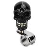 Ручка на руль в форме черепа, диаметр 3 см, смола, ручка-вертушка, бустер для автомобилей, грузовиков, тракторов, лодок, черный