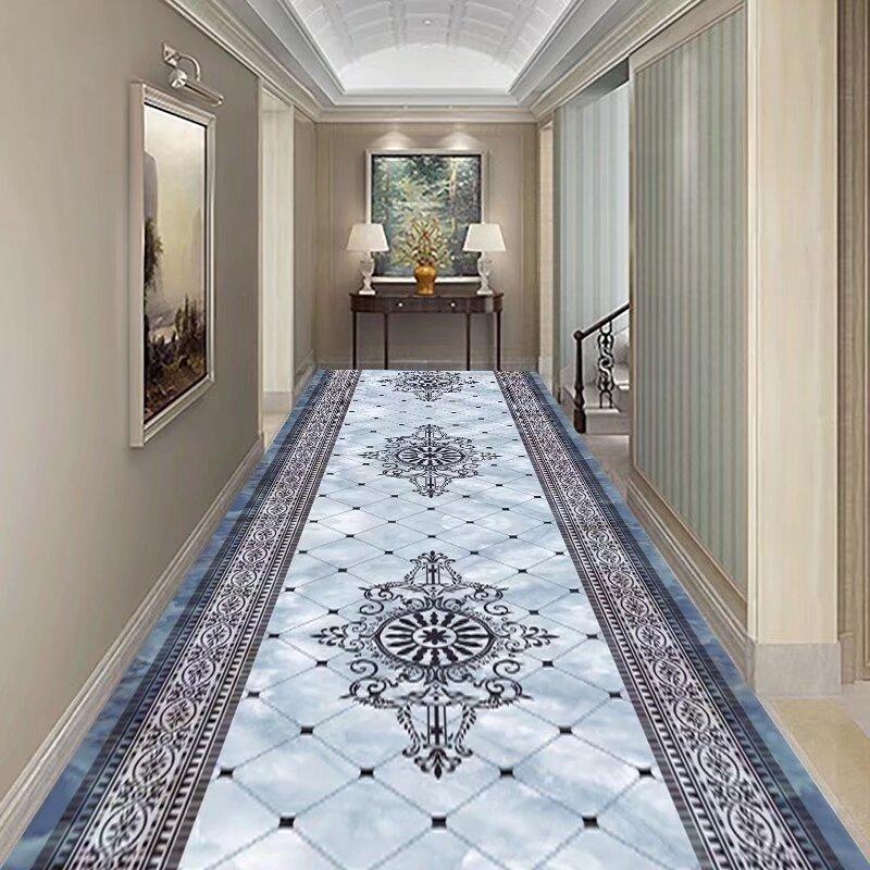 Ковровое покрытие для прихожей Рамка Ковер для холла Ковер для прихожей Дорожка на пол в коридоре Коврик-дорожка Дверной проем Кухонный проходной коврик Размер на заказ