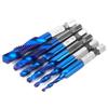 6PCS High Speed Steel 6.35mm Hex Shank Tap Drill Bit Compound Tap M3M4M5M6M8M10 (Type C)