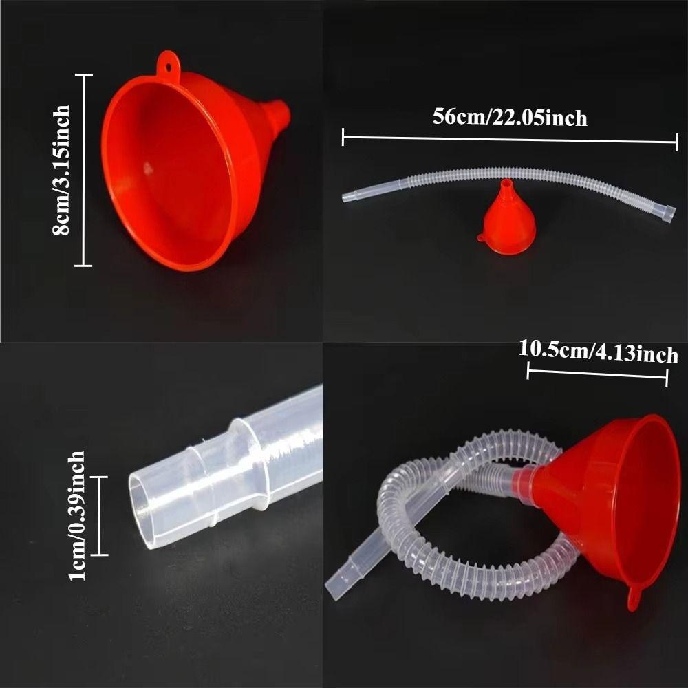 1Pcs Universal Car Refueling Funnel Plastic Filling Funnels Car Motorcycle Engine Gasoline Oil