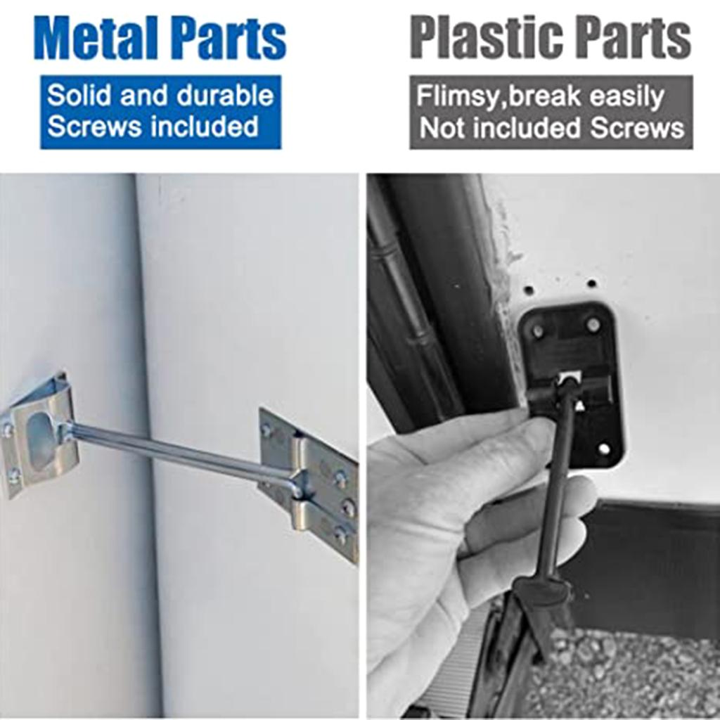 Stainless Steel Door Holder T-Style 4 inch White Entry Door Hardware