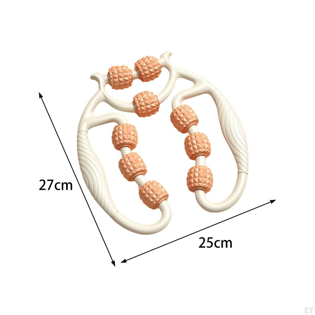 9 колес мышечный роликовый массажер для ног зажим круглый для домашнего спорта
