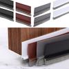 2PCS Door Bottom Sealing Strip With Brush Soundproof Sealing Strip Hardware Windproof Anti-Cold Door Gap Weather Stripping 100CM