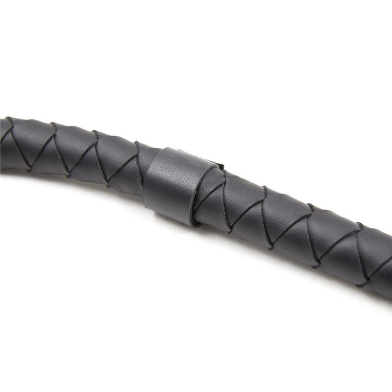 Black Bdsm Pu Leather Whip/bdsm Spanking /tassel Horse Whip/bondage For Women Couples Adult Games
