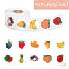500 шт./рулон свежие фрукты детские награды наклейки - DIY скрапбукинг альбом декор запечатывание этикетки наклейки