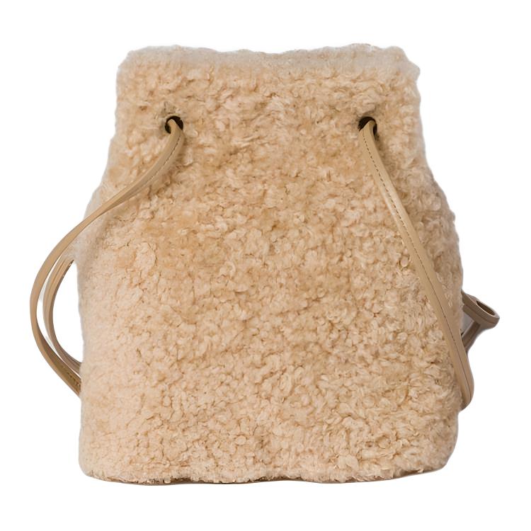 Miu Miu Adjustable Shoulder Strap Metal Logo Lambskin Crossbody Bag Women bags Camel 5NF460_AF7T_F0036