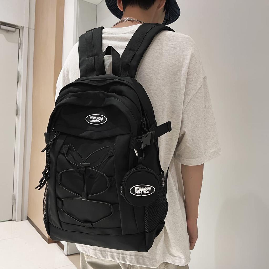 Корейский рюкзак, популярный школьный рюкзак большой вместимости, сумка унисекс для поездок на работу или в школу, рюкзак для учеников младших классов средней школы