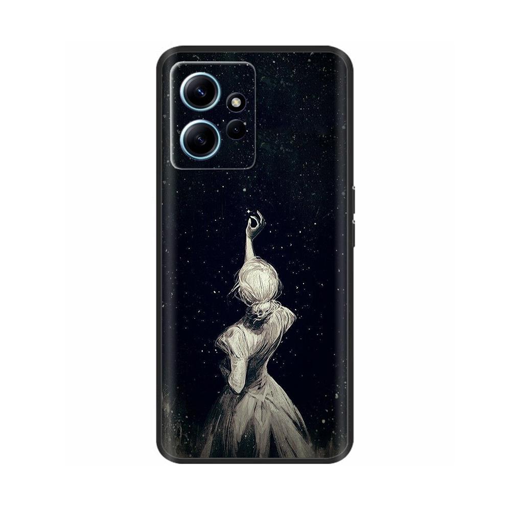 Чехол для Redmi Note 12 4G 5G Милый Расписной Мягкий Задний Чехол для Телефона Для Xiaomi Redmi Note 12 Pro Note12 Pro Plus Прозрачные Чехлы Coque