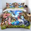 Аниме Покрывало Комплект Пододеяльника Я Переродился Слизью HD Покрывало для Детей Комплекты Постельного Белья Постельное Белье Декор Спальни