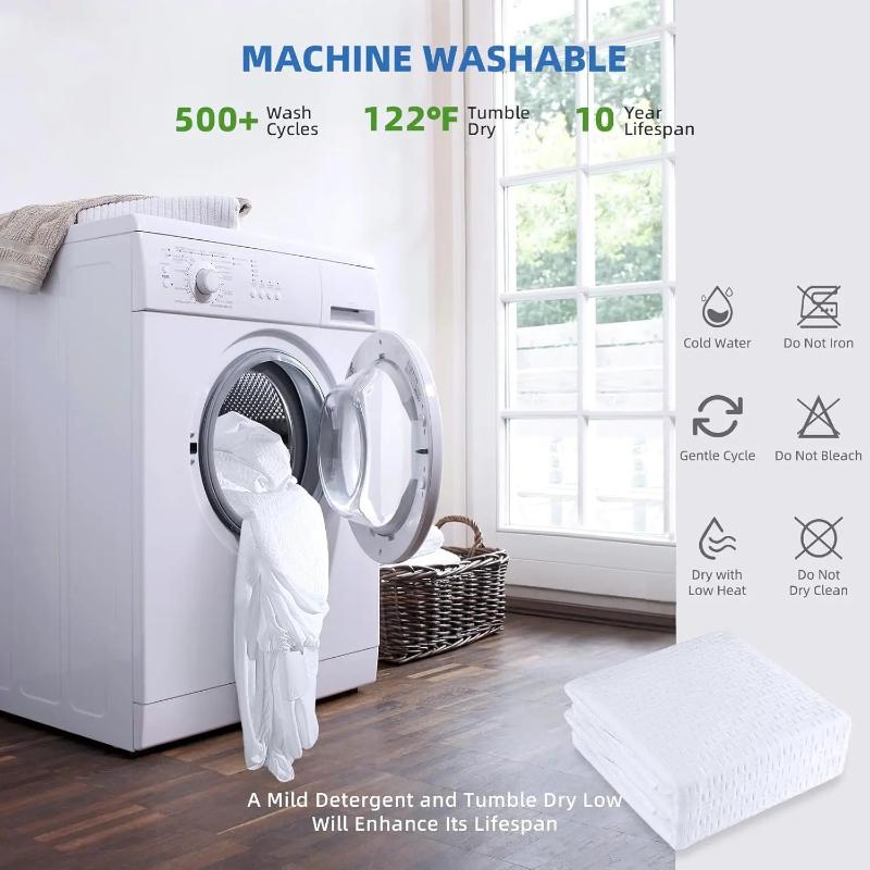 Водонепроницаемая простыня на резинке, постельное покрывало, простыня, однотонная, для матраса, мягкая, дышащая, бесшумная, с глубоким карманом, большого размера