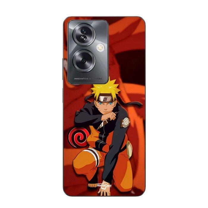 Coque de téléphone - MANIACASE - Oppo A79 5G - Silicone TPU - Naruto Kurama - Noir