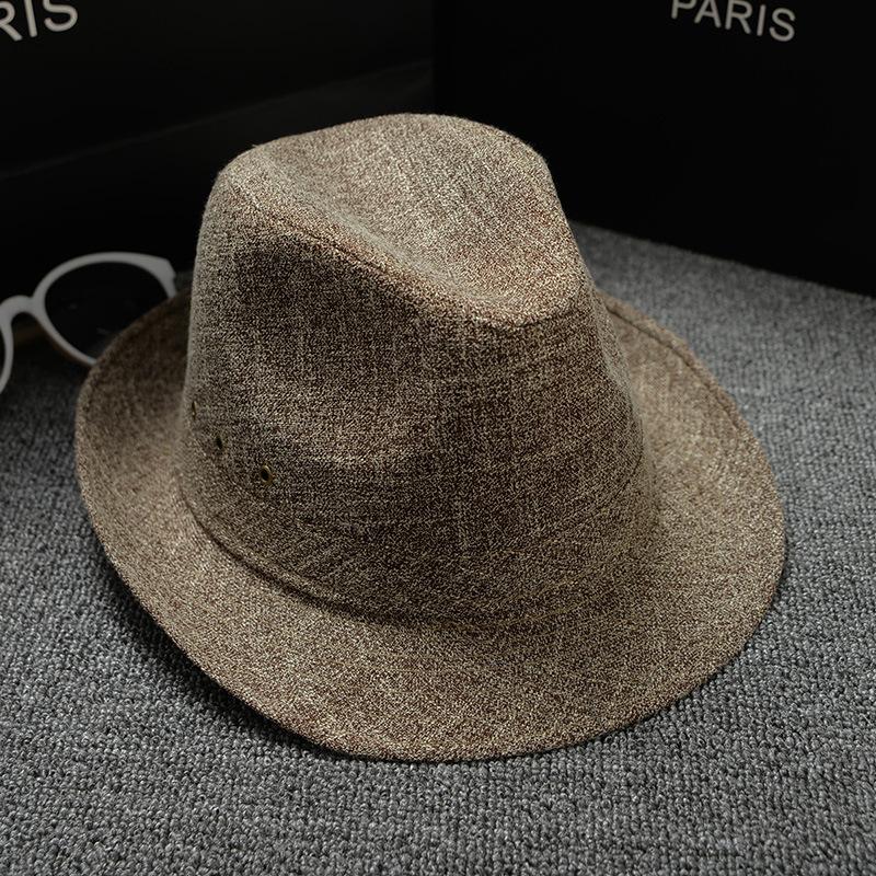 [Cotton And Linen Fabrics] [By Size] Men'S And Women'S Panama Jazz Hats, Sun Hats, Top Hats, Sun Hats