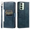 For Xiaomi Redmi 15 5G (EU) (171mm)/4G (EU) (171mm) Case 6 Card Slots PU Leather Anti-Fall Phone Cover with Wrist Strap