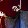Декор для вечеринки на Хэллоуин Подвесное украшение на Хэллоуин Ужасный череп Подвесное украшение Дом с привидениями Наружный пугающий реквизит День мертвых в Мексике