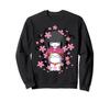 Japanese Cute Kokeshi Doll Kimono and Lucky Cat Sweatshirt
