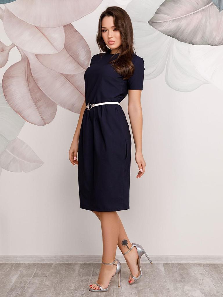 Присборенное на талии платье ISSA Plus