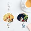 Anime Design Acrylic Demon Slayer Key Chain Key