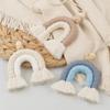 Macrame Rainbow Charm Boho Felt Ball Wood Bead Essential Oils Diffuser Interior Decor Handmade Car Accessories Colorful Hanging Air Freshener