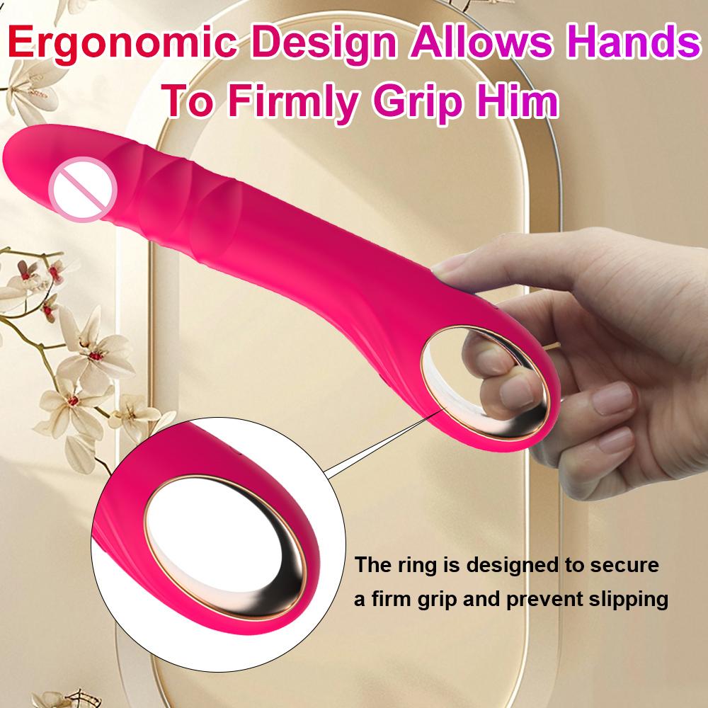 Thrusting Vibrator For Women 10 Modes G Spot Nipple Clitoris Anal Stimulator Realistic Dildo Female Masturbation Adult Sex Toys