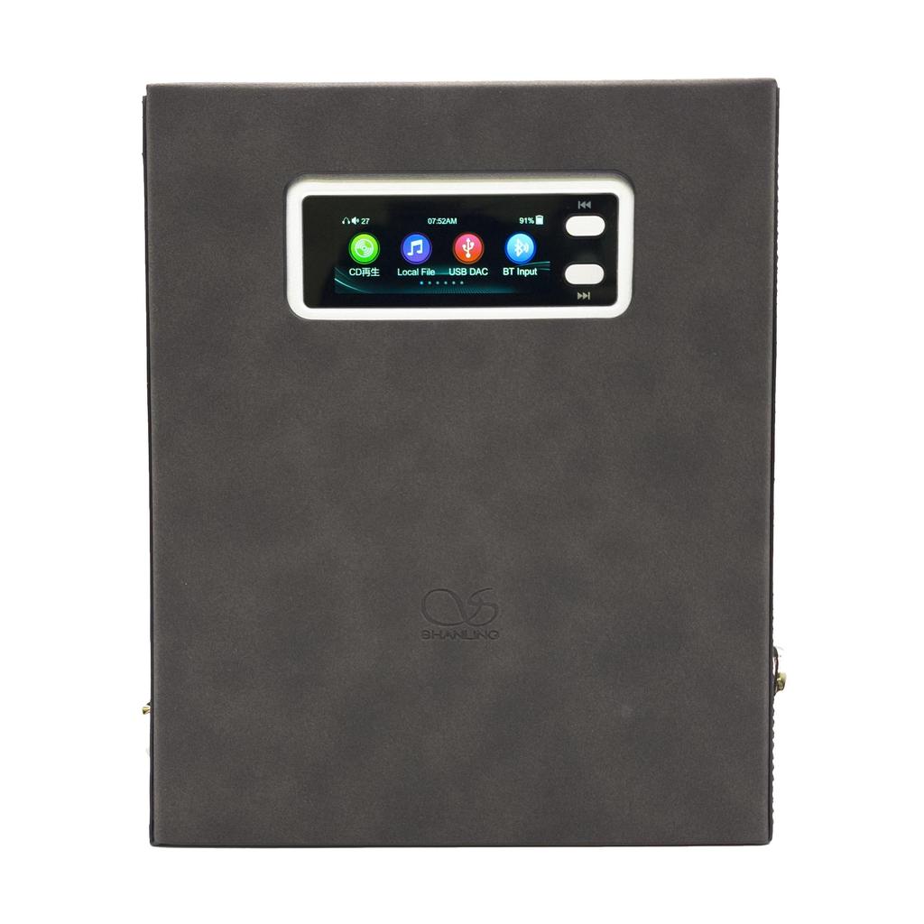 SHANLING EC Mini Эксклюзивный портативный CD-плеер SHANLING с чехлом из искусственной кожи, защитным плечевым ремнем в комплекте, черный чехол/сумка, чехол/сумка, ремень/короткий