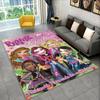 Bratz Doll Kawaii Girl Cartoon Carpet Rug for Playroom Bedroom Living Room Sofa Home Decor,kid Game Area Rug Non-slip Floor Mat