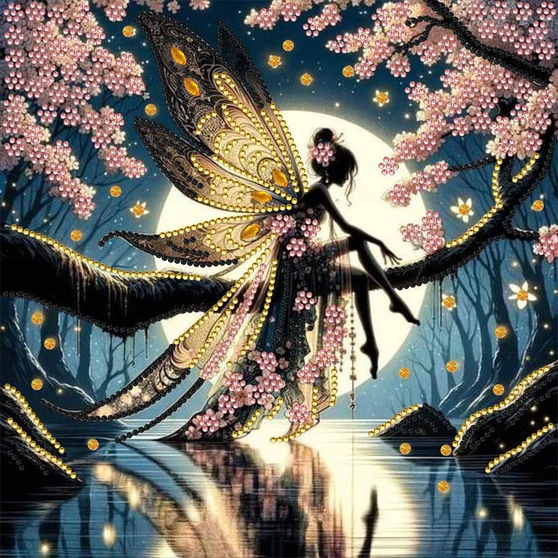 5D Abnormal Diamond Painting Set Kitten DIY Diamond Decorative Painting