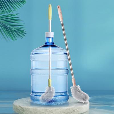 Щетка для уборки дома Пластиковый диспенсер для воды Ведро для воды Щетка для чистки Гаджеты для мытья посуды со стержнем из нержавеющей стали