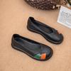 Genuine Leather Flats Shoes for Ladies Soft Slip On Loafers Female Casual Shoes Vintage Women Shoes