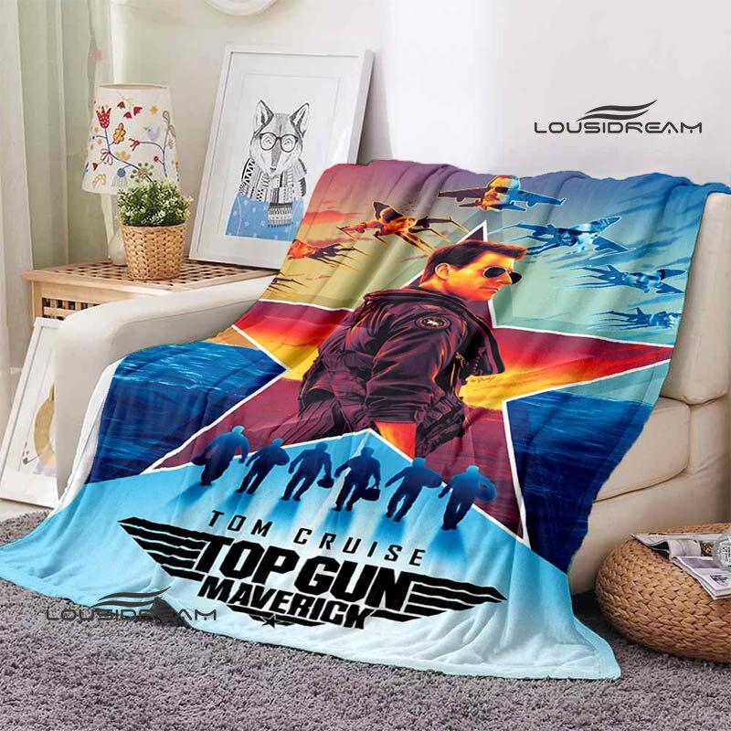 Классический фильм Top Gun Плед Детский теплый и красивый плед Мягкий и удобный плед Подарок на день рождения