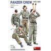 MiniArt WWII German Tank Crew Plastic Model Kit of 4 MA35465 1/35 (1943-45) (Set Figures)