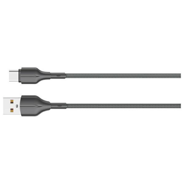 Kabel USB-A/USB-C Beline 2m Szybkie ładowanie Czarny