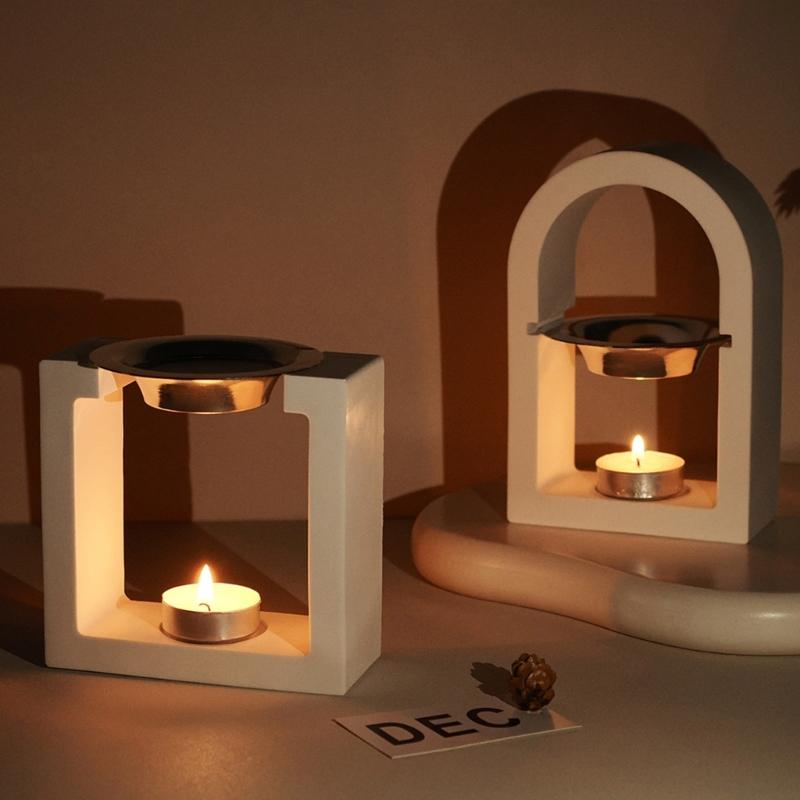 Candle Holder Mold, Irregular Shape Candlestick Molds for DIY Candle Holder Candlestick Christmas Gift Home Decor