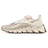 Zig Kinetica Stitching Durable Breathable Low Top Running Shoes Women Sneaker Beige 100033729