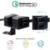 Мотоциклетный электромобиль USB зарядка мобильного телефона водонепроницаемый переключатель интегрированный руль зеркало заднего вида, 9-32 В