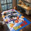 Ковер с персонажем аниме DragonBall для гостиной, спальни, домашнего декора, крутой коврик из фильма, игровой коврик для пола