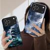 Морская буря маленький парусник Для iPhone 17 Pro Max 16 E 15 Plus 14 Pro 13 12mini 11 Air XS Max 5 6 7 8Plus SE Черный стеклянный чехол для телефона
