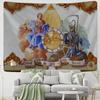 Дворцовые фигурки, картина маслом, гобелен, настенный богемный минималистичный декор для спальни, гостиной, фоновая ткань
