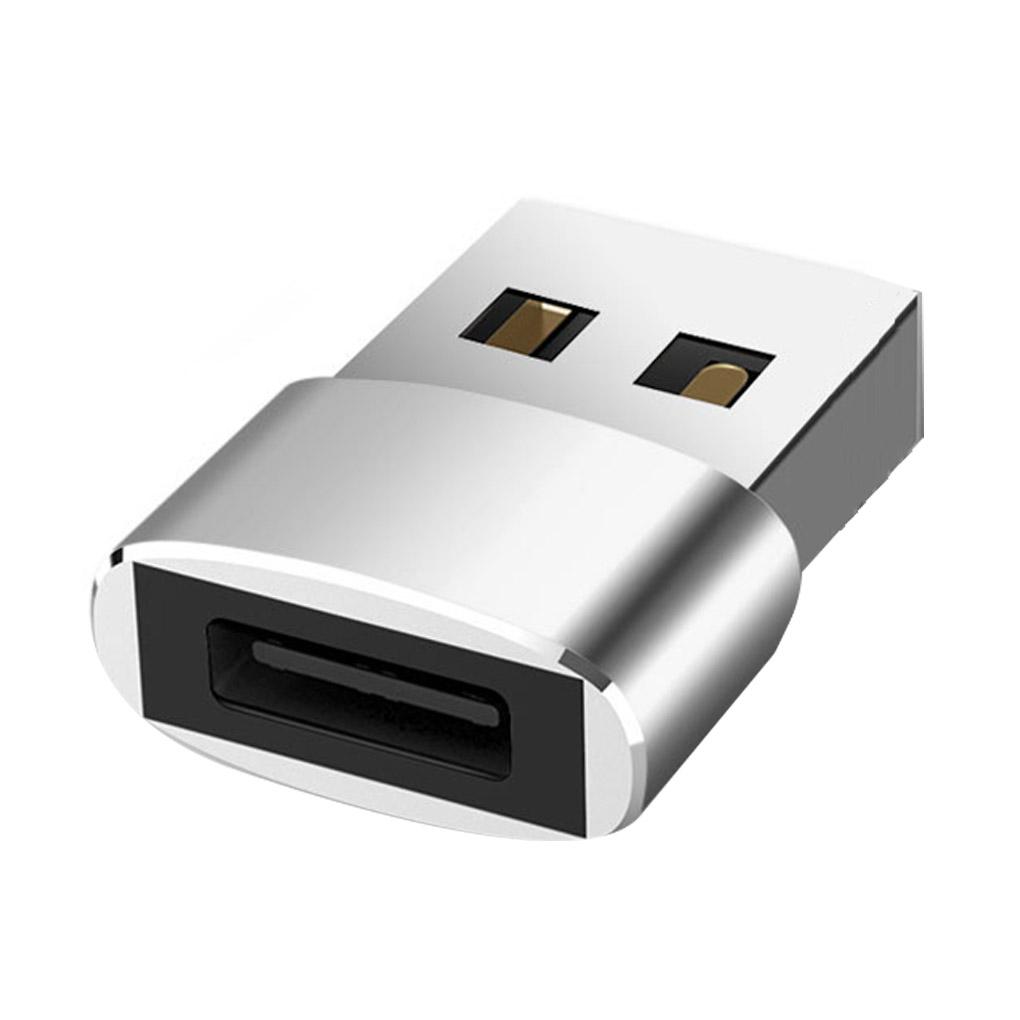 USB-конвертер, переходник с разъема "папа" на "мама", аксессуар для телефона, быстрое подключение, легкий, прочный, карманный, адаптер Type-C.