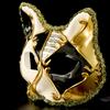 Загадочная Венецианская Маска Кошки для Костюмированных Вечеринок и Сценических Выступлений Маскарад Mardi Gras Аксессуар Маска Кошки