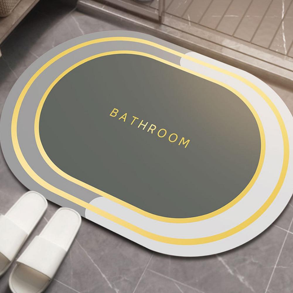 2 шт. Мягкая диатомовая грязепоглощающая подкладка, нескользящая, быстросохнущая, грязеотталкивающая, простая в уходе подкладка для пола