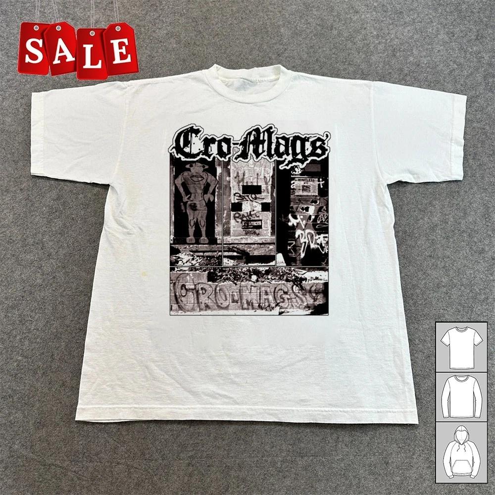 Новая футболка Cro-mags с графикой Подарок для фанатов Унисекс S-5XL Футболка OS264