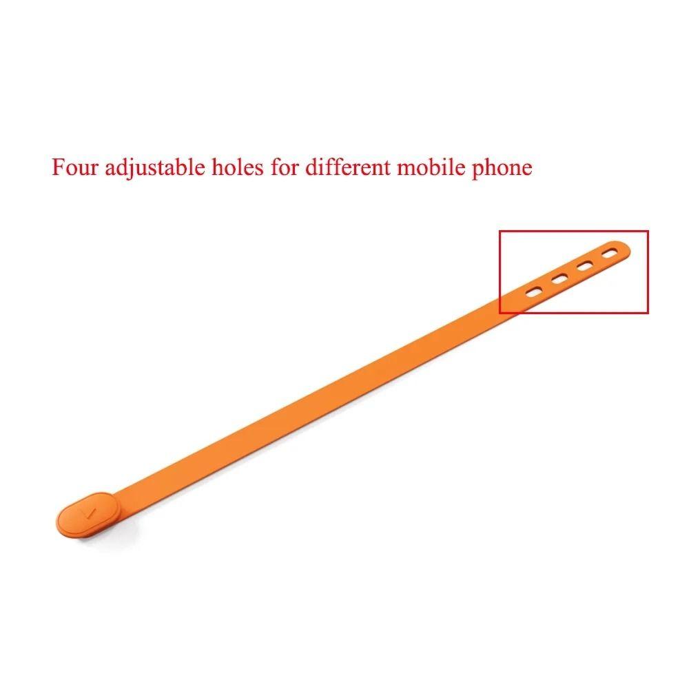 Adjustable Phone Strap Silicone Phone Hand Band Portable Phone Case Wristband  Phone Accessories