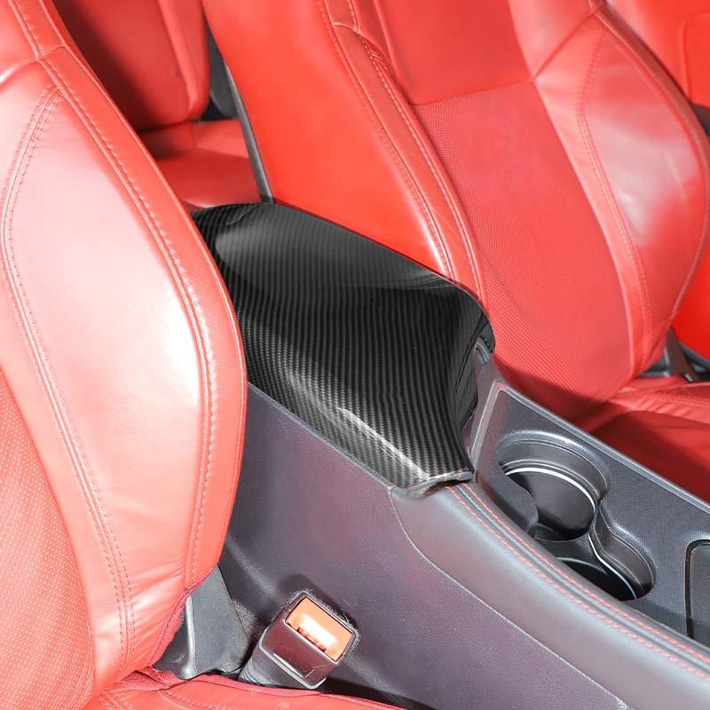 ABS подлокотник декоративная панель декоративная крышка наклейка для Dodge Challenger 2015 up аксессуары для салона автомобиля